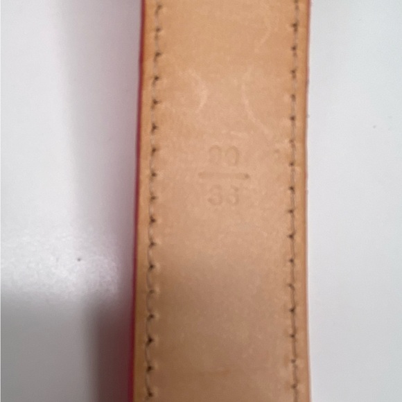 Louis Vuitton Belt Pink Patent Leather Belt